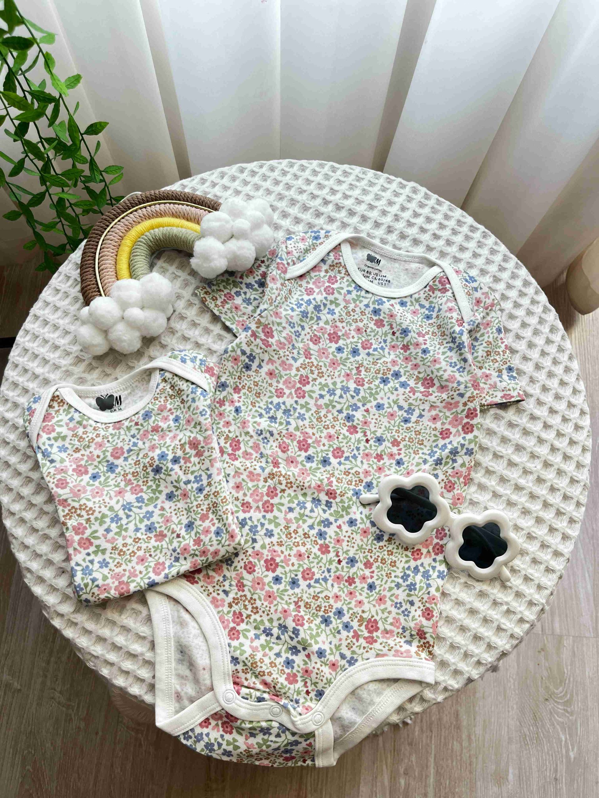 بادی دخترانه بادی دخترانه گلگلی H&M(کد11128) - Image 1