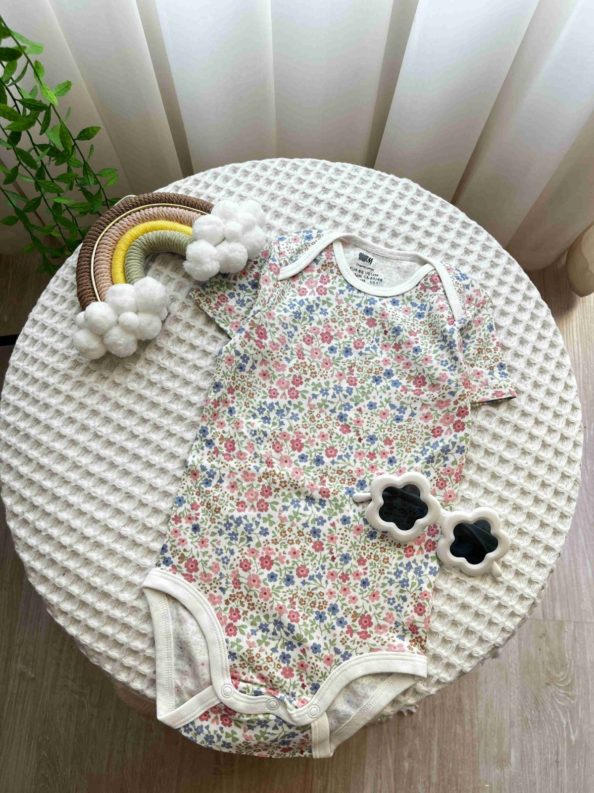بادی دخترانه گل‌گلی H&M(کد11128) - Image 3