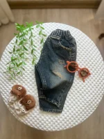 شلوار جین نوزادی دخترانه و پسرانه(کد33338) - Image 4