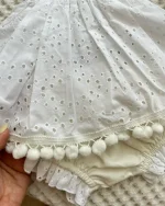 دوتیکه تاپ و شورت خامه دوزی - Image 5